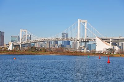 お台場海浜公園・レインボーブリッジ